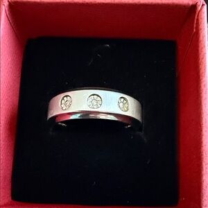 Tungsten men's wedding band